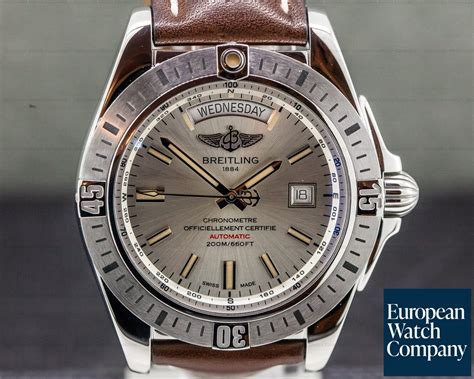 breitling galactic 44 day date auto a45320b9 g797|Breitling Galactic 44 Chronometer Sierra Silver Date/Day .